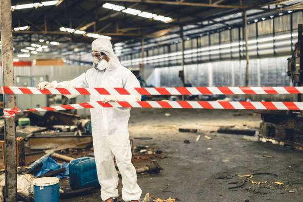 Professional Infectious Disease Decontamination technician working in Woodland, WA